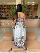 Vestido Longo Aurora Tropical
