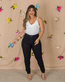 Calça Skinny Cintura Alta